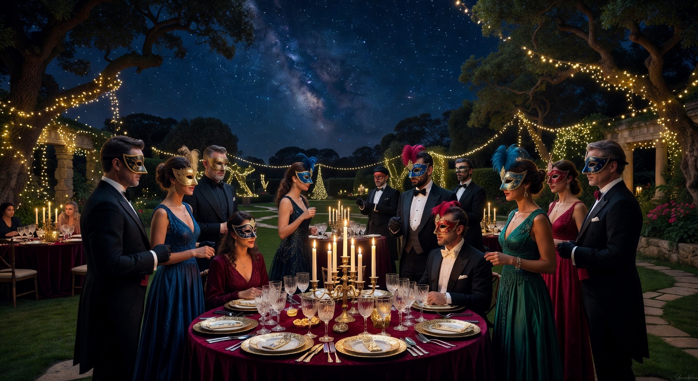 Enchanted Masquerade Under Stars